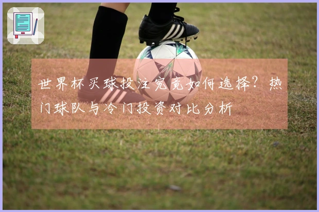 世界杯买球投注究竟如何选择？热门球队与冷门投资对比分析